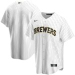 Milwaukee Brewers Nike Youth Home Replica Team Jersey - White - 49Native