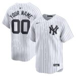 New York Yankees Nike Youth Home Limited Custom Jersey - White - 49Native