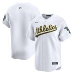 Oakland Athletics Nike Youth Home Limited Jersey - White - 49Native