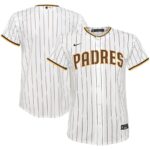 San Diego Padres Nike Youth Home Replica Team Jersey - White - 49Native