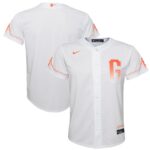 San Francisco Giants Nike Youth City Connect Replica Jersey - White - 49Native