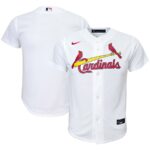 St. Louis Cardinals Nike Youth Home Replica Team Jersey - White - 49Native