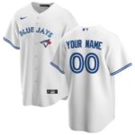 Toronto Blue Jays Nike Youth Home Replica Custom Jersey - White - 49Native