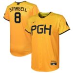 Willie Stargell Pittsburgh Pirates Nike Youth City Connect Replica Player Jersey - Gold - 49Native