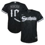 Yoan Moncada Chicago White Sox Nike Youth City Connect Replica Player Jersey - Black - 49Native