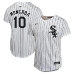 Yoan Moncada Chicago White Sox Nike Youth Home Game Player Jersey - White - 49Native