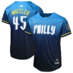 Zack Wheeler Philadelphia Phillies Nike Youth 2024 City Connect Limited Player Jersey - Blue - 49Native