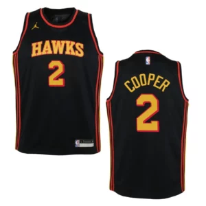 Youth Atlanta Hawks Sharife Cooper Statement Edition 2021 NBA Draft Jersey Black - 49Native