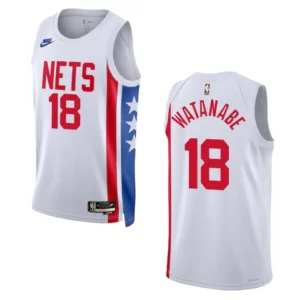 Brooklyn Nets Yuta Watanabe White Swingman 2022-23 Classic Edition Jersey - 49Native
