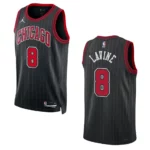 Chicago Bulls Zach LaVine 2022-23 Statement Edition Black Swingman Jersey - 49Native