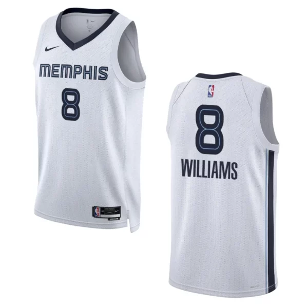 Memphis Grizzlies Ziaire Williams 2022-23 Association Edition White Swingman Jersey - 49Native