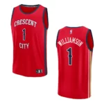 Zion Williamson Statement Edition New Orleans Pelicans 2023-24 Red Fastbreak Replica Jersey - 49Native