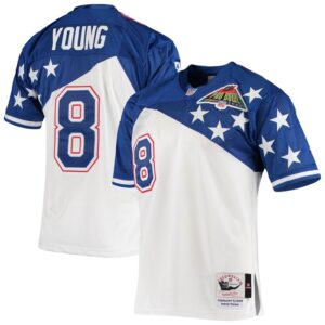 Steve Young NFC Mitchell & Ness 1994 Pro Bowl Authentic Jersey - White/Blue- 49Native