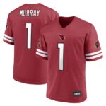 Men's Kyler Murray Cardinal Arizona Cardinals Replica Player Jersey- 49Native