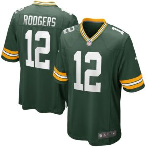 Aaron Rodgers Green Bay Packers Nike Game Player Jersey - Green- 49Native