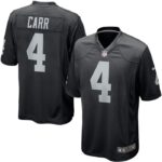 Derek Carr Las Vegas Raiders Nike Game Player Jersey - Black- 49Native