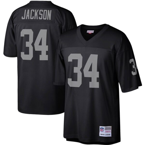 Bo Jackson Las Vegas Raiders Mitchell & Ness Legacy Replica Jersey - Black- 49Native