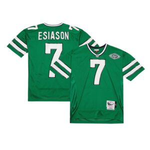 Boomer Esiason New York Jets Mitchell & Ness 1993 Authentic Throwback Retired Player Pocket Jersey - Kelly Green- 49Native