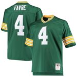 Brett Favre Green Bay Packers Mitchell & Ness Big & Tall 1996 Retired Player Replica Jersey - Green- 49Native
