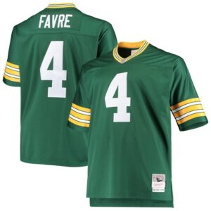 Brett Favre Green Bay Packers Mitchell & Ness Big & Tall 1996 Retired Player Replica Jersey - Green- 49Native