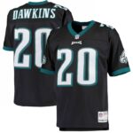 Brian Dawkins Philadelphia Eagles Mitchell & Ness Big & Tall 2004 Retired Player Replica Jersey - Black- 49Native
