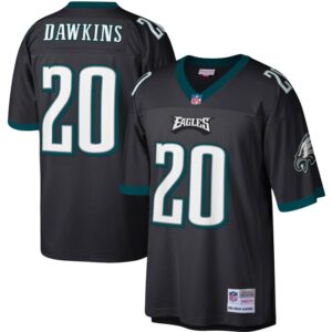 Brian Dawkins Philadelphia Eagles Mitchell & Ness Legacy Replica Jersey - Black- 49Native