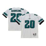 Brian Dawkins Philadelphia Eagles 1996 Mitchell & Ness Authentic Throwback Retired Player Jersey - White- 49Native