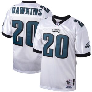 Brian Dawkins Philadelphia Eagles 2004 Mitchell & Ness Authentic Throwback Retired Player Jersey - White- 49Native