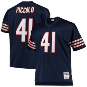 Brian Piccolo Chicago Bears Mitchell & Ness Big & Tall 1969 Retired Player Replica Jersey - Navy- 49Native