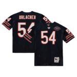 Brian Urlacher Chicago Bears 2003 Mitchell & Ness Authentic Throwback Retired Player Jersey - Navy- 49Native