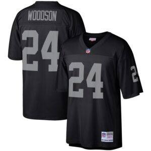 Charles Woodson Las Vegas Raiders Mitchell & Ness Legacy Replica Jersey - Black- 49Native