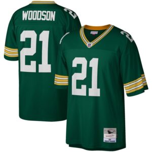 Charles Woodson Green Bay Packers Mitchell & Ness Legacy Replica Jersey - Green- 49Native