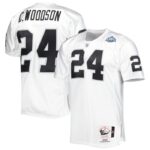 Charles Woodson Las Vegas Raiders 2002 Mitchell & Ness Authentic Throwback Retired Player Jersey - White- 49Native