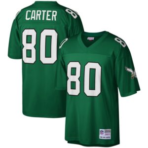 Cris Carter Philadelphia Eagles Mitchell & Ness Legacy Replica Jersey - Kelly Green- 49Native