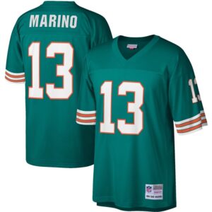 Dan Marino Miami Dolphins Mitchell & Ness Legacy Replica Jersey - Aqua- 49Native