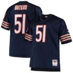 Dick Butkus Chicago Bears Mitchell & Ness Big & Tall 1966 Retired Player Replica Jersey - Navy- 49Native