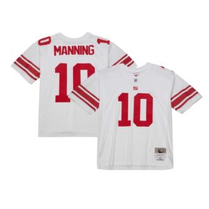 Eli Manning New York Giants Mitchell & Ness Legacy Replica Jersey - White- 49Native
