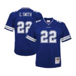 Emmitt Smith Dallas Cowboys Mitchell & Ness Big & Tall 1996 Legacy Retired Player Jersey - Navy- 49Native