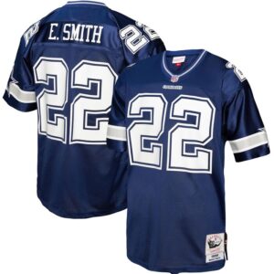 Emmitt Smith Dallas Cowboys Mitchell & Ness Legacy Replica Jersey - Navy- 49Native