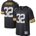 Franco Harris Pittsburgh Steelers Mitchell & Ness Legacy Replica Jersey - Black- 49Native