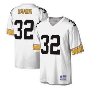 Franco Harris Pittsburgh Steelers Mitchell & Ness Legacy Replica Jersey - White- 49Native