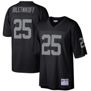 Fred Biletnikoff Las Vegas Raiders Mitchell & Ness Retired Player Legacy Replica Jersey - Black- 49Native