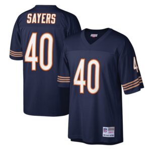 Gale Sayers Chicago Bears Mitchell & Ness Legacy Replica Jersey - Navy- 49Native