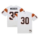 Ickey Woods Cincinnati Bengals Mitchell & Ness Legacy Replica Jersey - White- 49Native