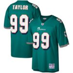 Jason Taylor Miami Dolphins Mitchell & Ness Legacy Replica Jersey - Aqua- 49Native