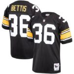 Jerome Bettis Pittsburgh Steelers 1996 Mitchell & Ness Authentic Throwback Retired Player Jersey - Black- 49Native