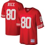 Jerry Rice San Francisco 49ers Mitchell & Ness Big & Tall 1990 Retired Player Replica Jersey - Scarlet- 49Native