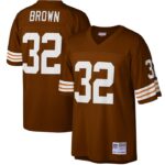 Jim Brown Cleveland Browns Mitchell & Ness Big & Tall 1963 Retired Player Replica Jersey - Brown- 49Native