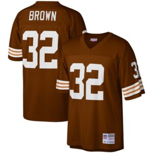 Jim Brown Cleveland Browns Mitchell & Ness Legacy Replica Jersey - Brown- 49Native