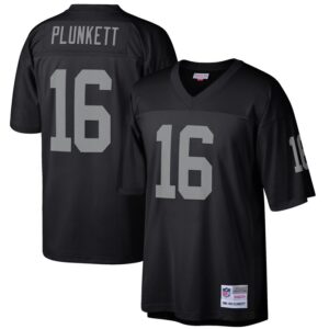 Jim Plunkett Las Vegas Raiders Mitchell & Ness Retired Player Legacy Replica Jersey - Black- 49Native